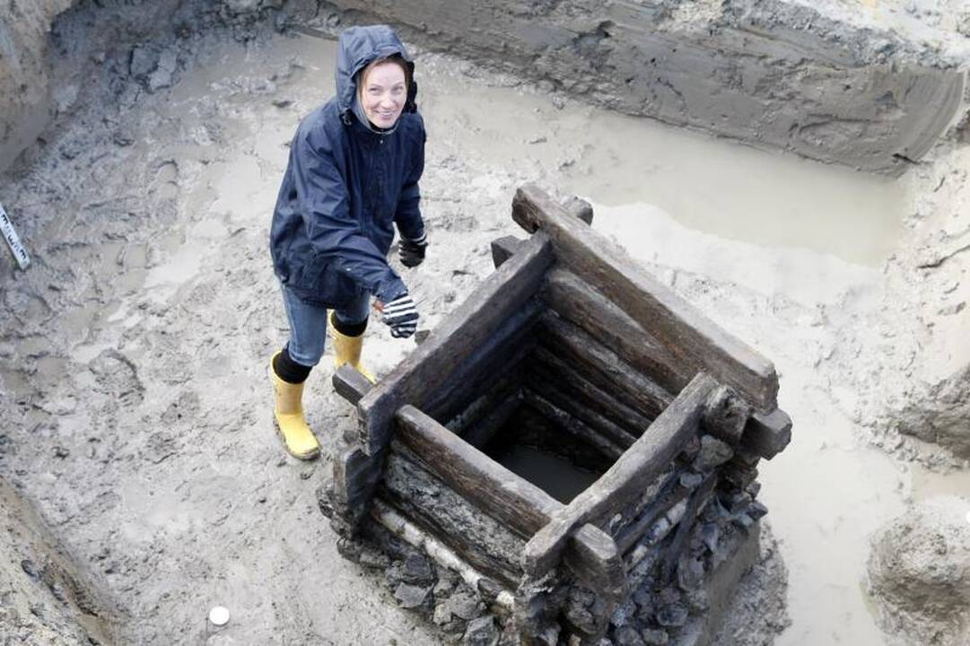 Archeologų radinys - Klaipėdos priešistorę menantis šulinys
