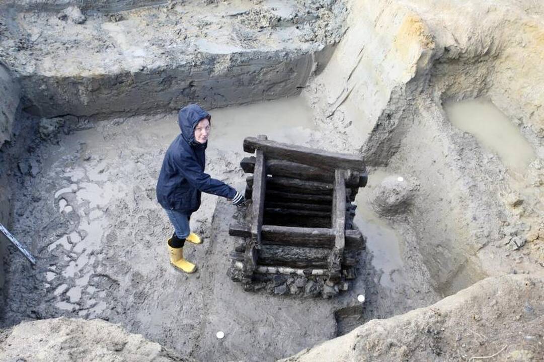 Archeologų radinys - Klaipėdos priešistorę menantis šulinys