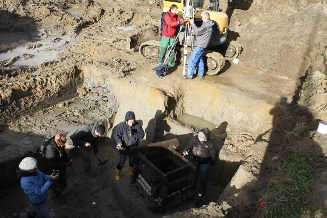 Archeologų radinys - Klaipėdos priešistorę menantis šulinys