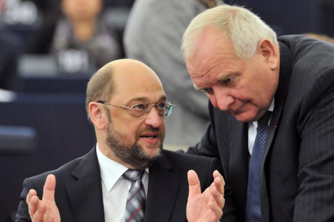 EP pirmininku išrinktas vokietis socialistas Martinas Schulzas