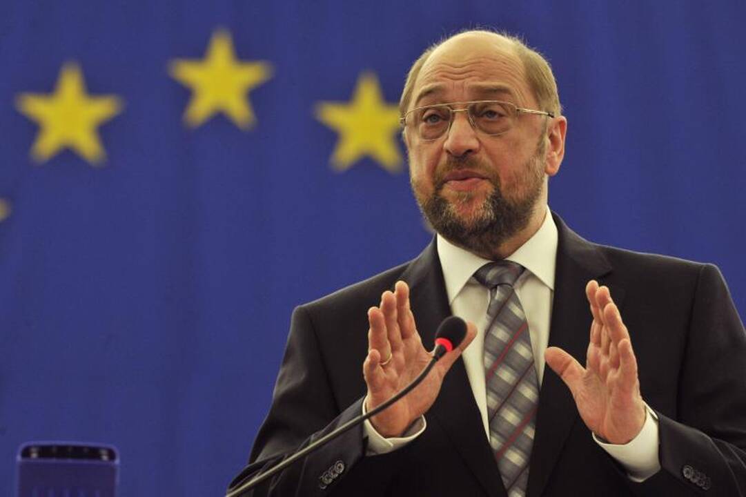 EP pirmininku išrinktas vokietis socialistas Martinas Schulzas