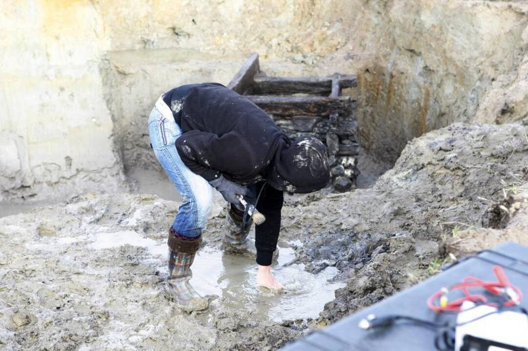Archeologų radinys - Klaipėdos priešistorę menantis šulinys