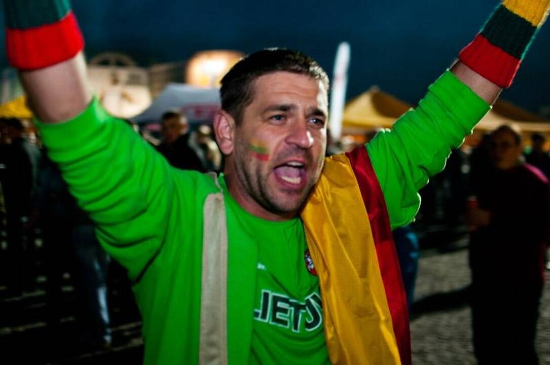 Prieš paskutines varžybas sirgalių nuotaika buvo pakili