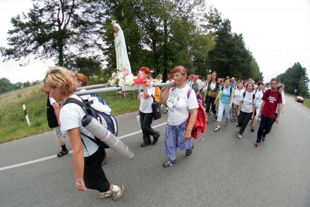 Lenkų maldininkus į Vilnių atvedė istorija