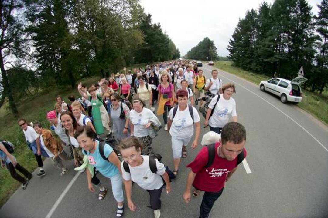 Lenkų maldininkus į Vilnių atvedė istorija