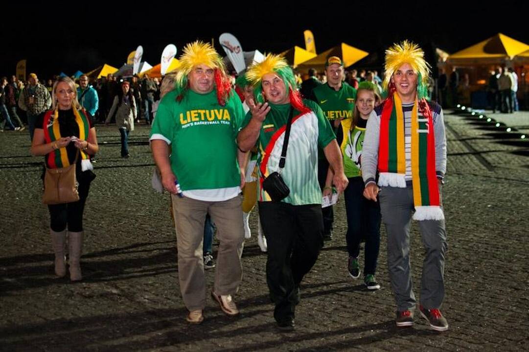 Prieš paskutines varžybas sirgalių nuotaika buvo pakili