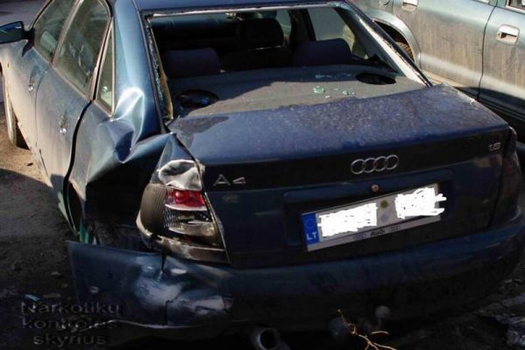Sulaikyta daugiau nei milijono vertės narkotikų siunta į taborą