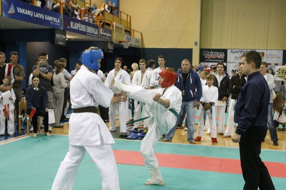 Klaipėdoje - karate kiokušin „Baltijos“ taurės varžybos