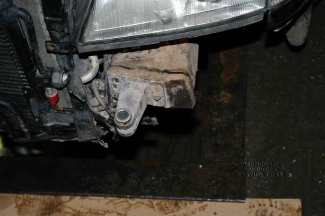 Sulaikyta daugiau nei milijono vertės narkotikų siunta į taborą