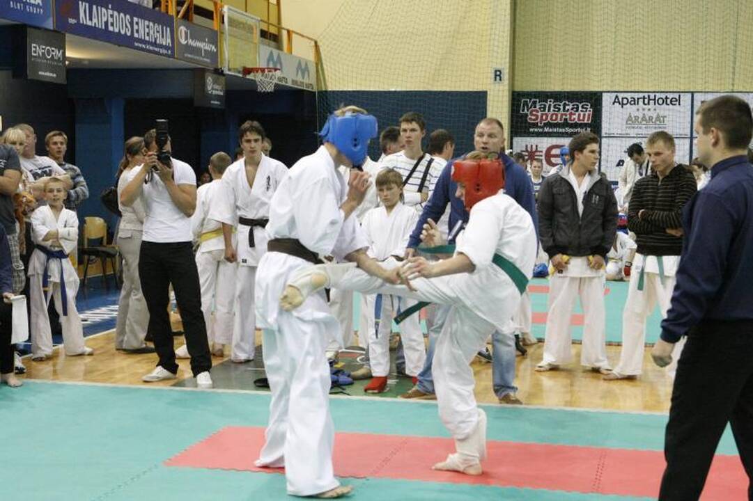 Klaipėdoje - karate kiokušin „Baltijos“ taurės varžybos