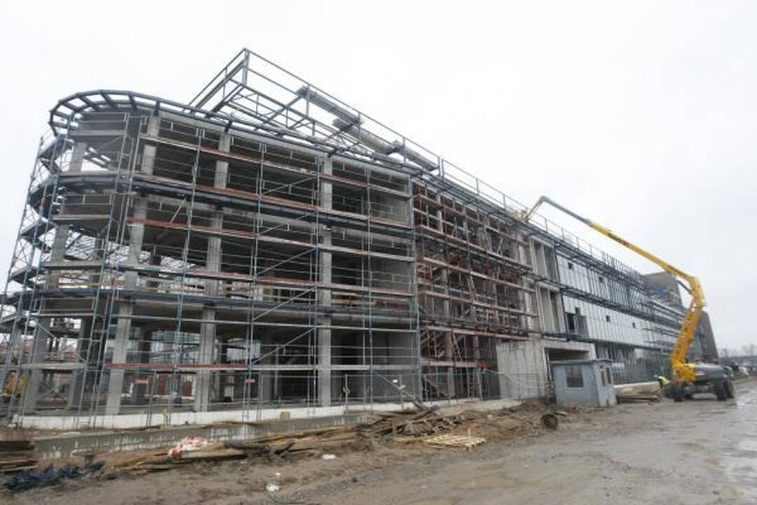 Klaipėdos arena: jau atlikta pusė darbų