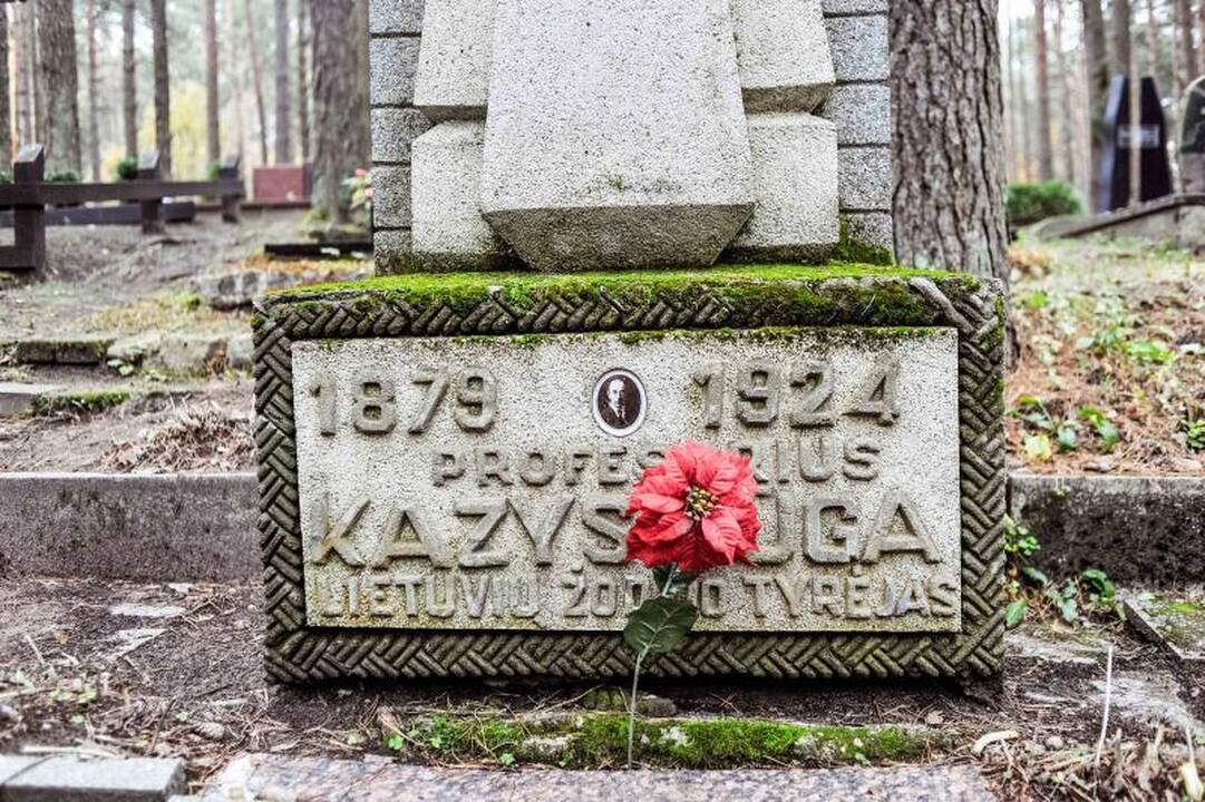 Prie kieno kapo Petrašiūnuose tebeaidi eilėraščiai?
