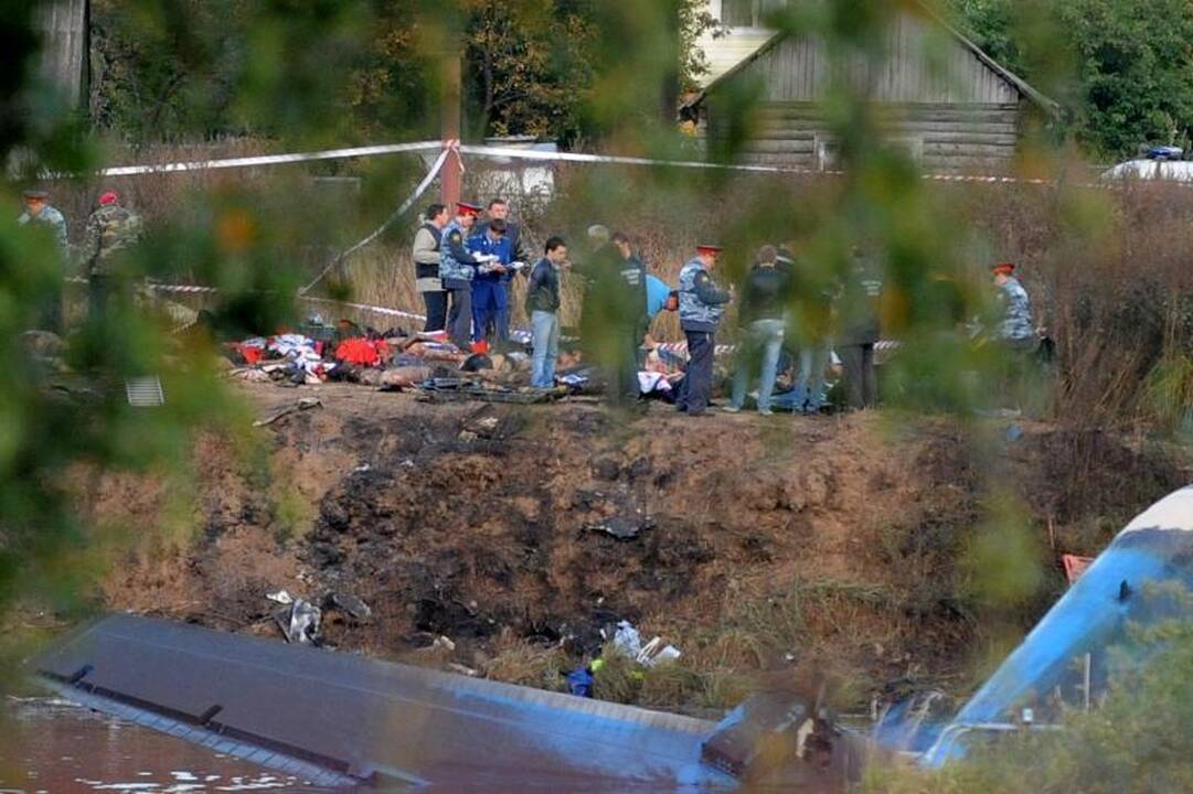 Rusijoje sudužo lėktuvas su „Lokomotiv“ ledo ritulininkais