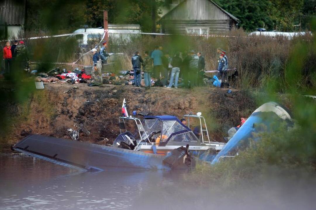 Rusijoje sudužo lėktuvas su „Lokomotiv“ ledo ritulininkais