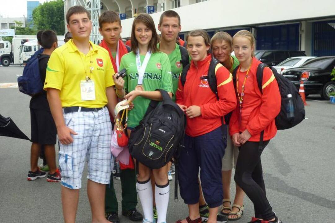 Jaunieji kauniečiai iš Pietų Korėjos grįžo su 8 medaliais
