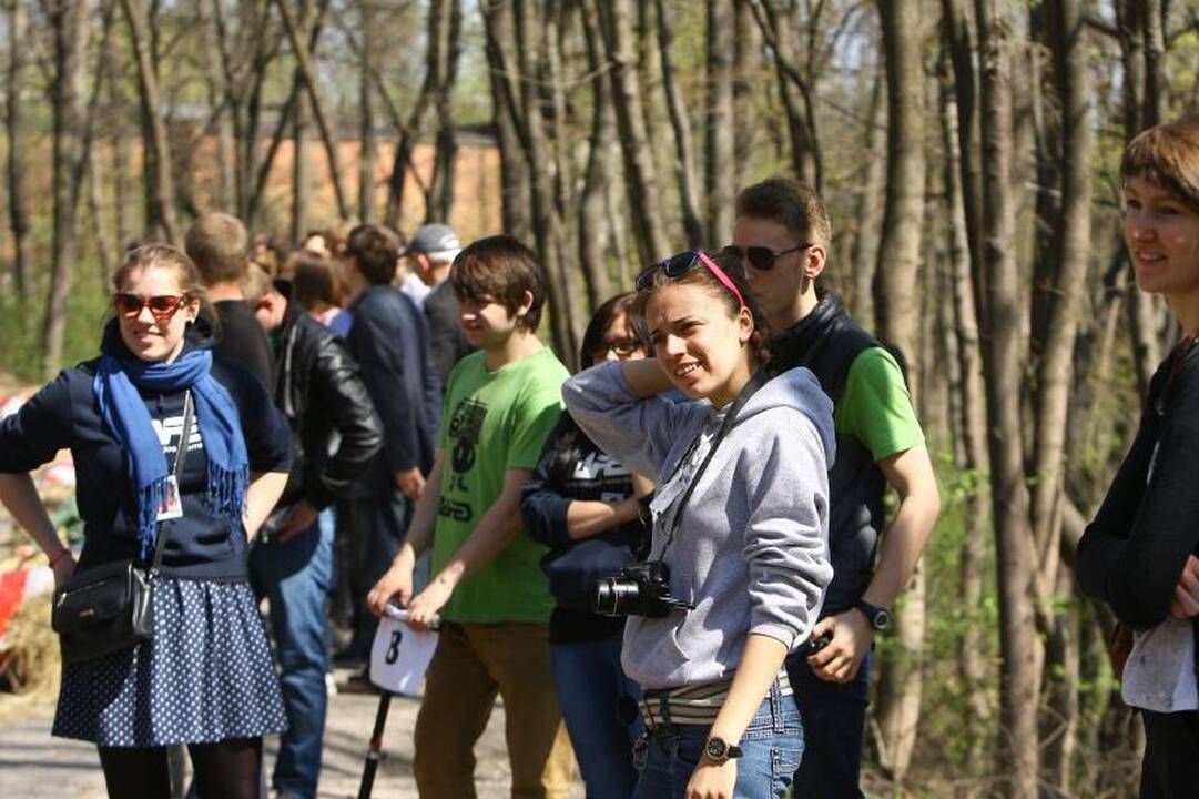 Studentų festivalis startavo riedžių lenktynėmis