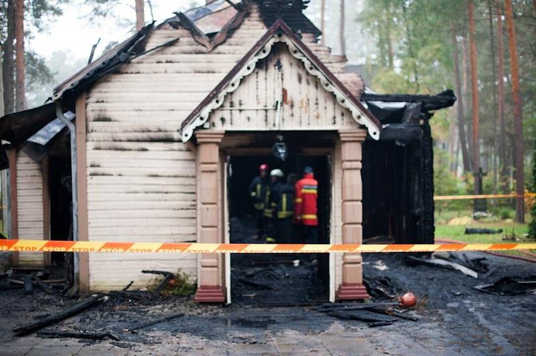 Sulaikytasis dėl bažnyčių padegimo bei niokojimo kaltės neneigia