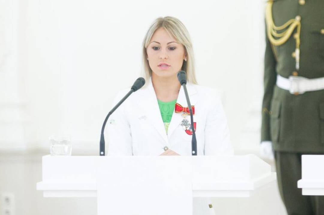Prezidentė apdovanojo dar tris pasižymėjusius olimpiečius