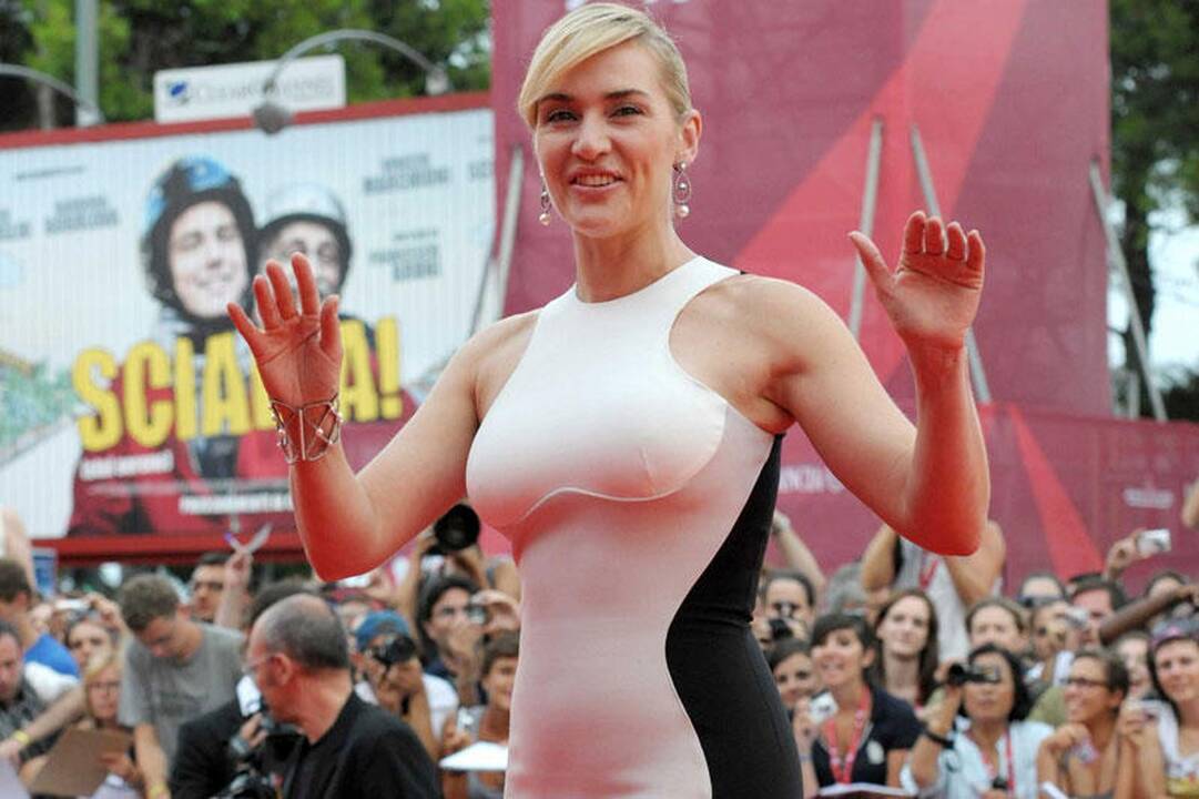 Bandymas apgauti laiką? Kate Winslet griebėsi optinės apgaulės triuko