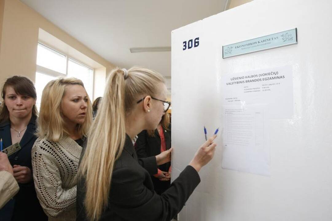 Pirmasis egzaminas Klaipėdoje – be kliūčių