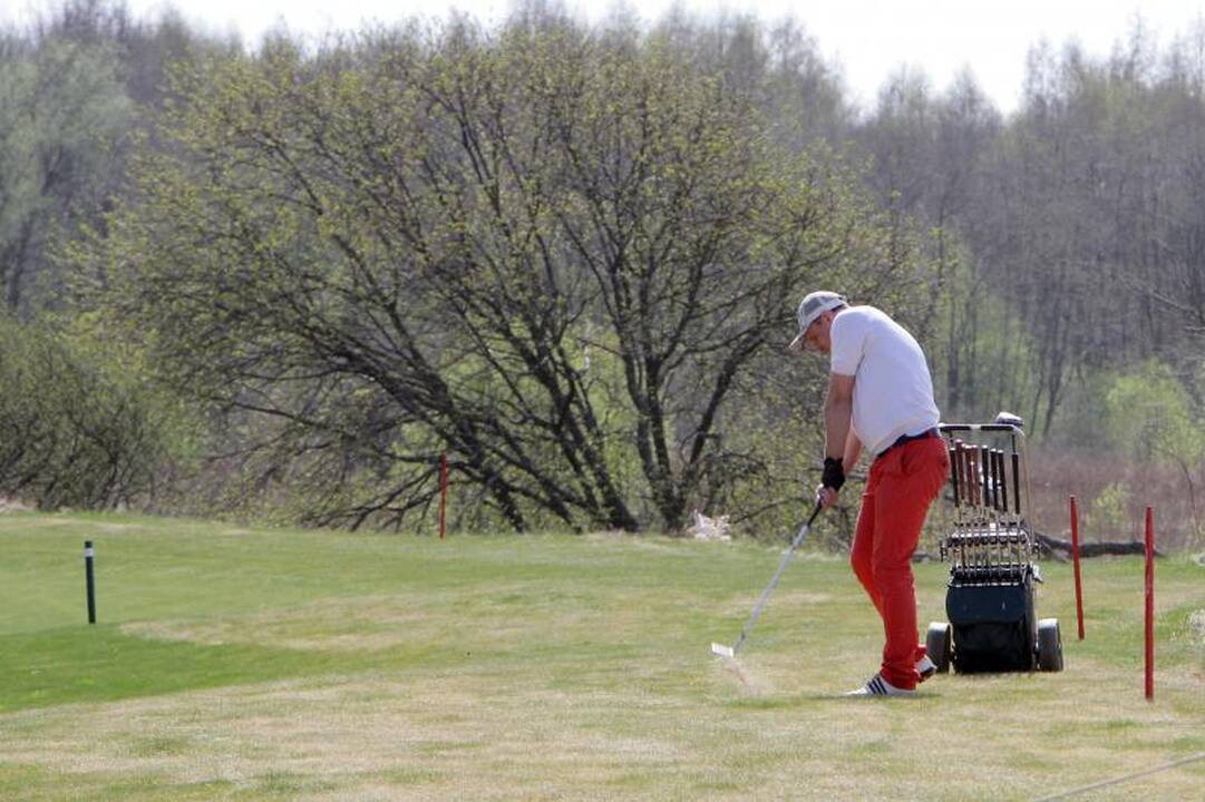 Golfo sezono atidarymo turnyre taikliausi klaipėdiečiai