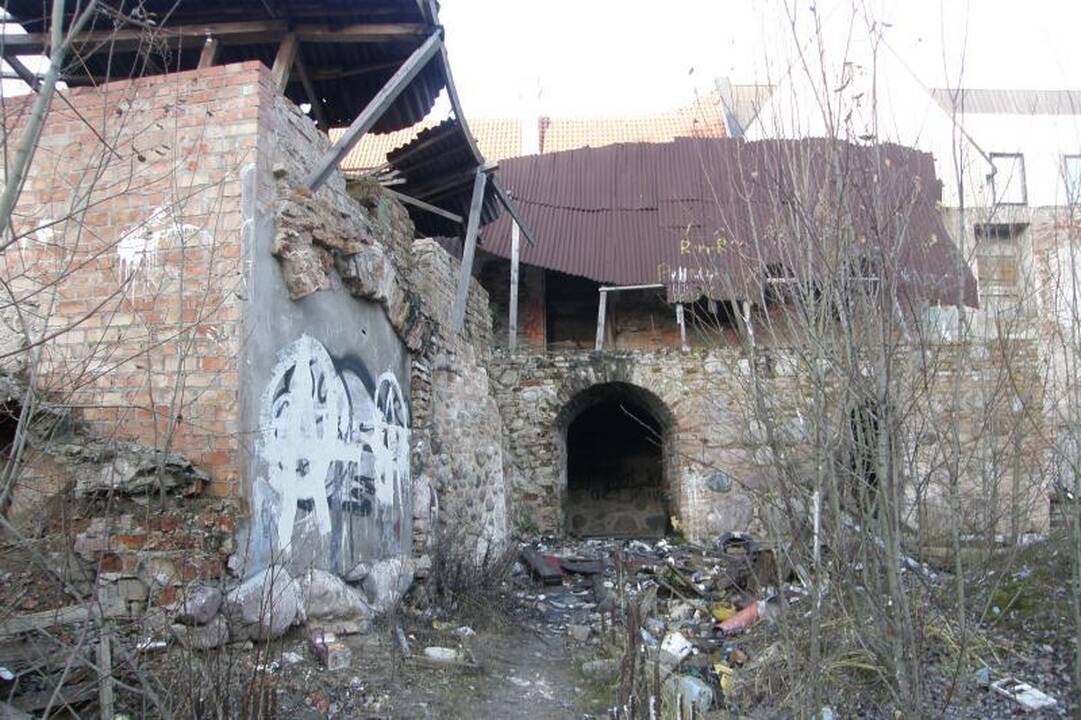 Bjauri dykynė Vilniaus senamiestyje - galvos skausmas gimnazijai
