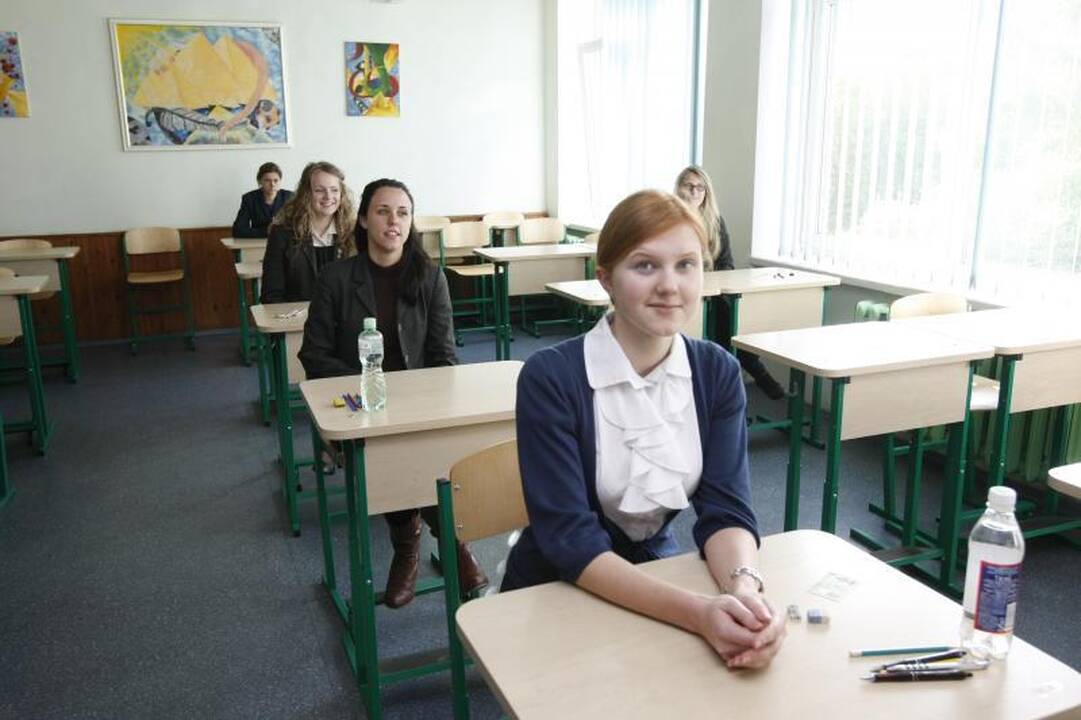 Pirmasis egzaminas Klaipėdoje – be kliūčių