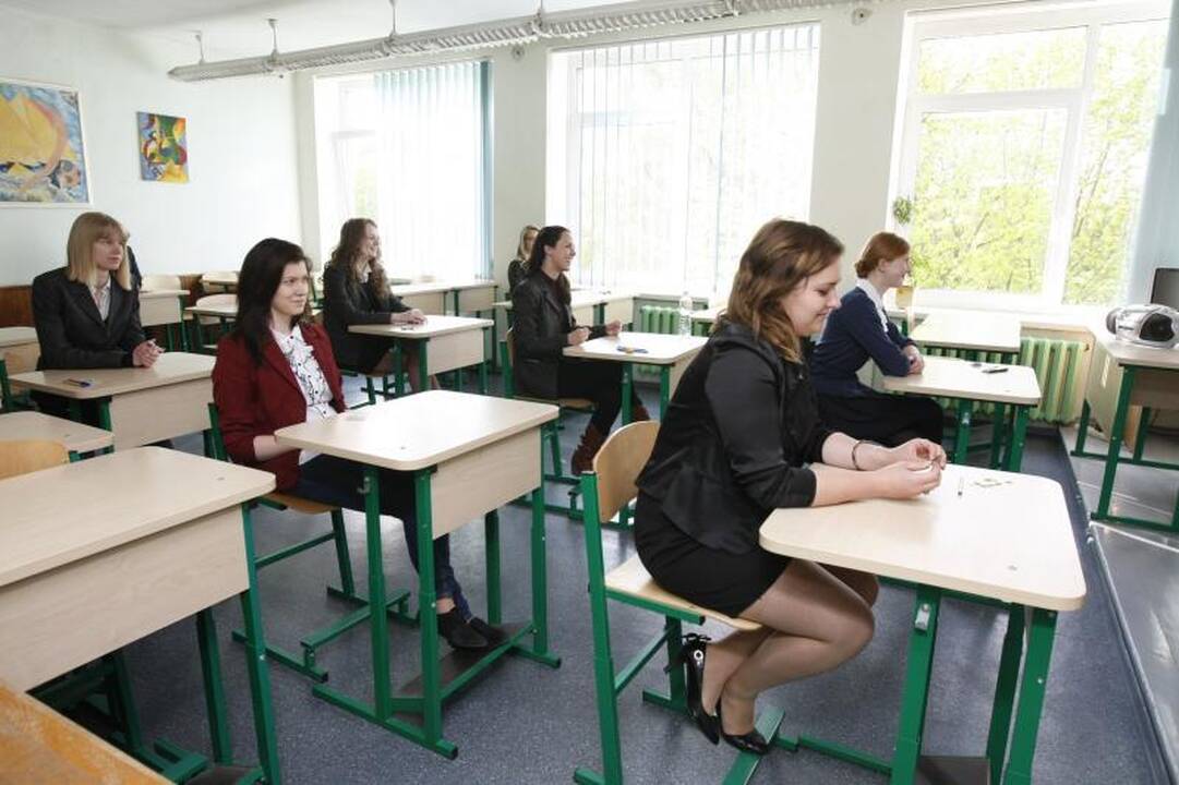 Pirmasis egzaminas Klaipėdoje – be kliūčių