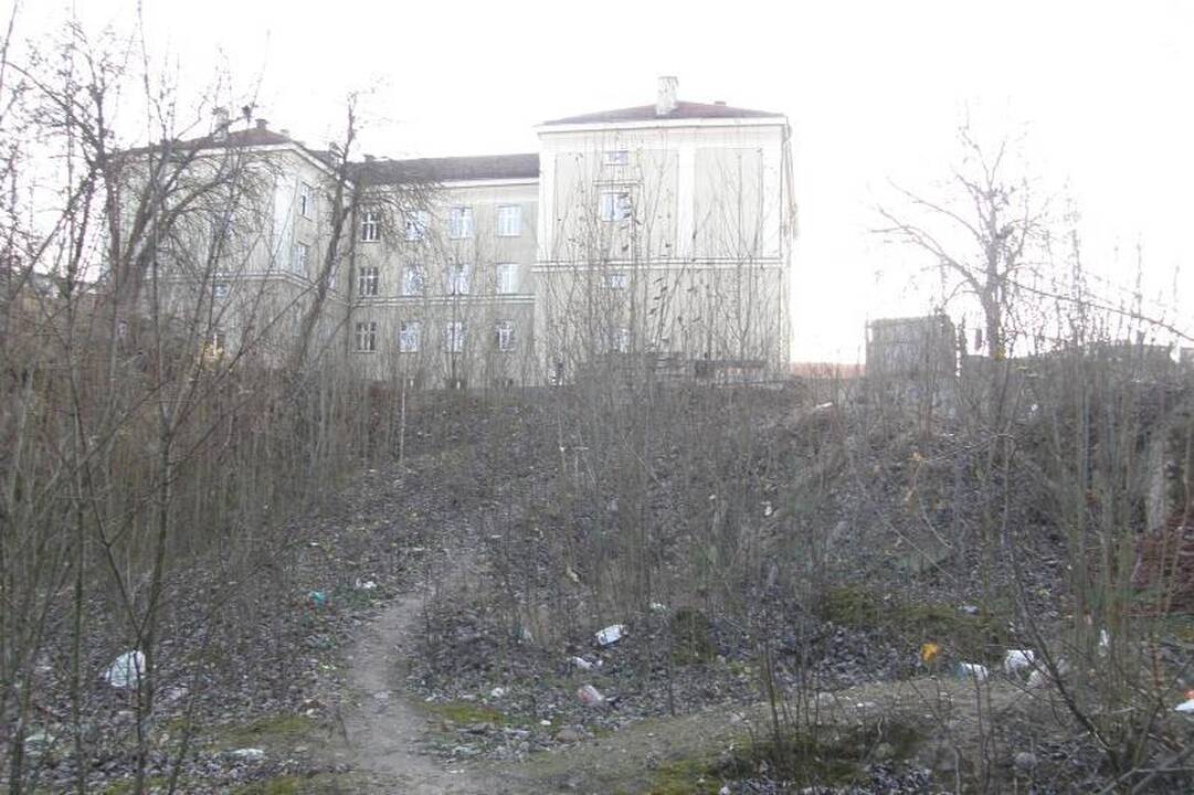 Bjauri dykynė Vilniaus senamiestyje - galvos skausmas gimnazijai