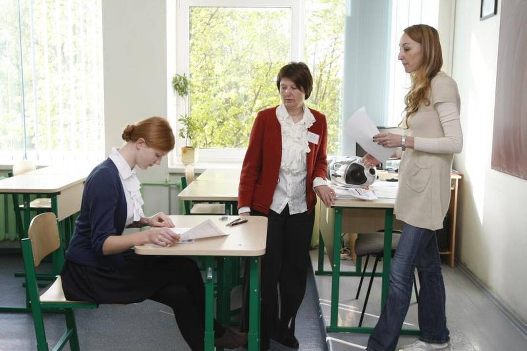 Pirmasis egzaminas Klaipėdoje – be kliūčių
