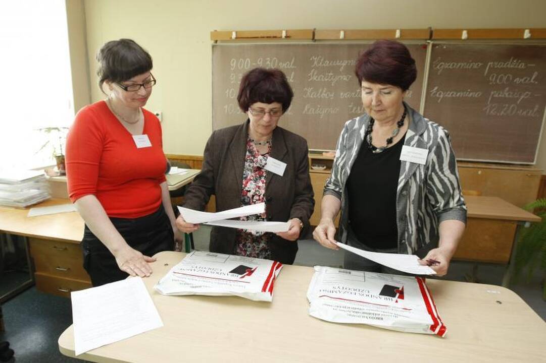 Pirmasis egzaminas Klaipėdoje – be kliūčių