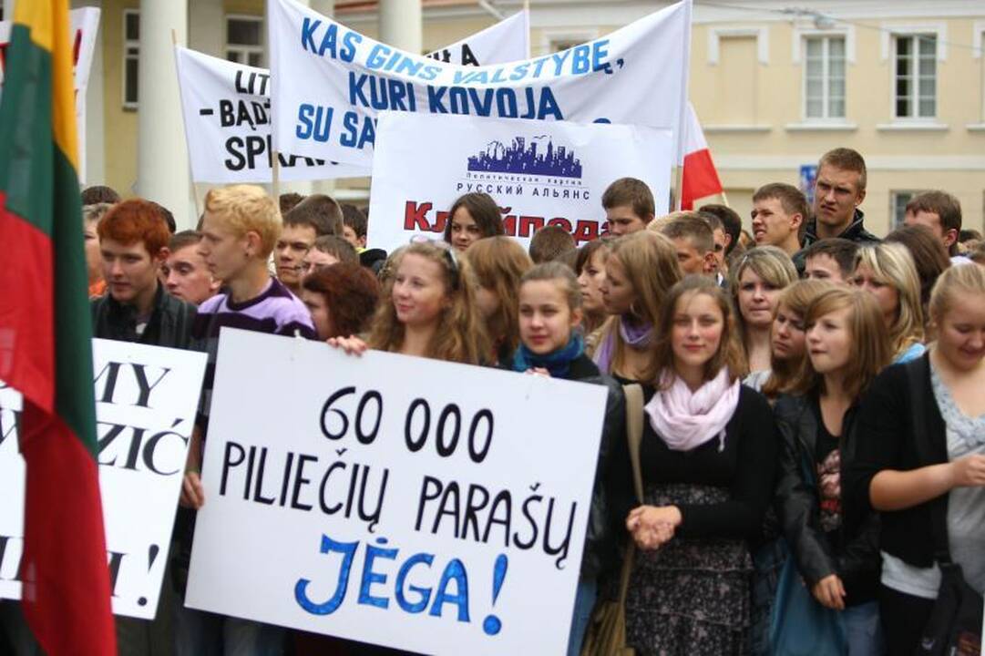 Radikalūs seimūnai bando sutrukdyti lenkų mitingą