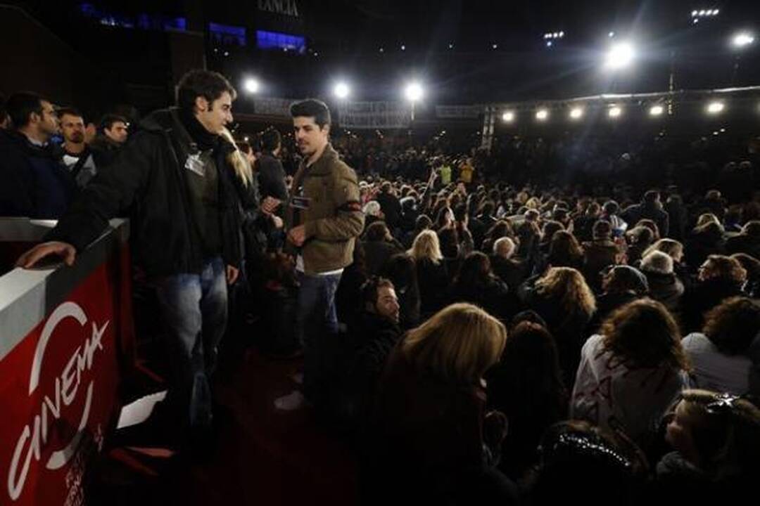 Romos kino festivalio atidarymo ceremoniją sutrikdė protestuotojai