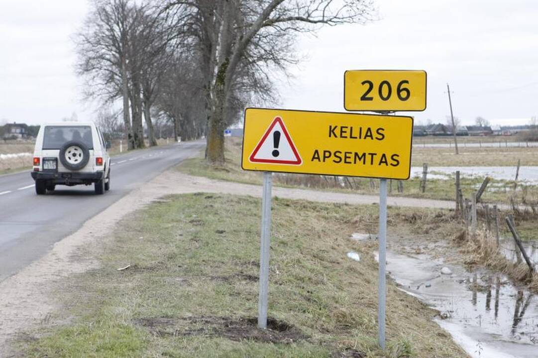 Potvynis Šilutės rajone pamažu traukiasi