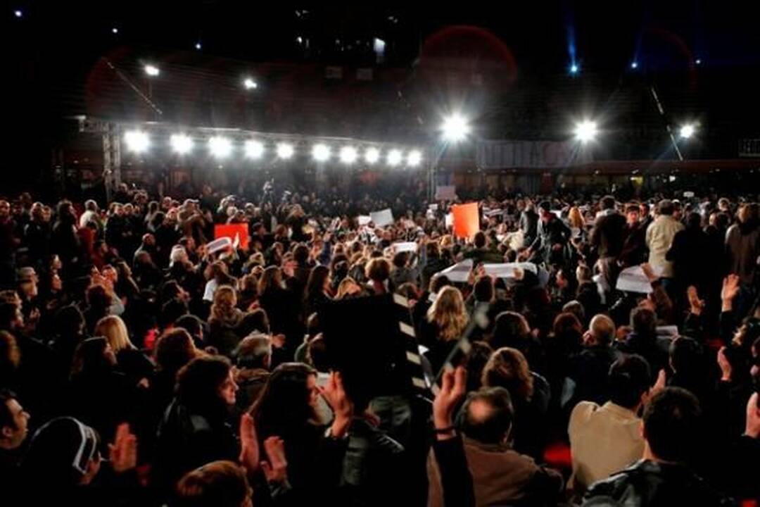 Romos kino festivalio atidarymo ceremoniją sutrikdė protestuotojai