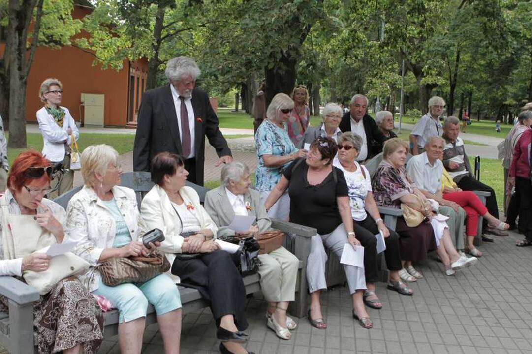 Miesto jubiliejaus proga pagerbti senieji klaipėdiečiai