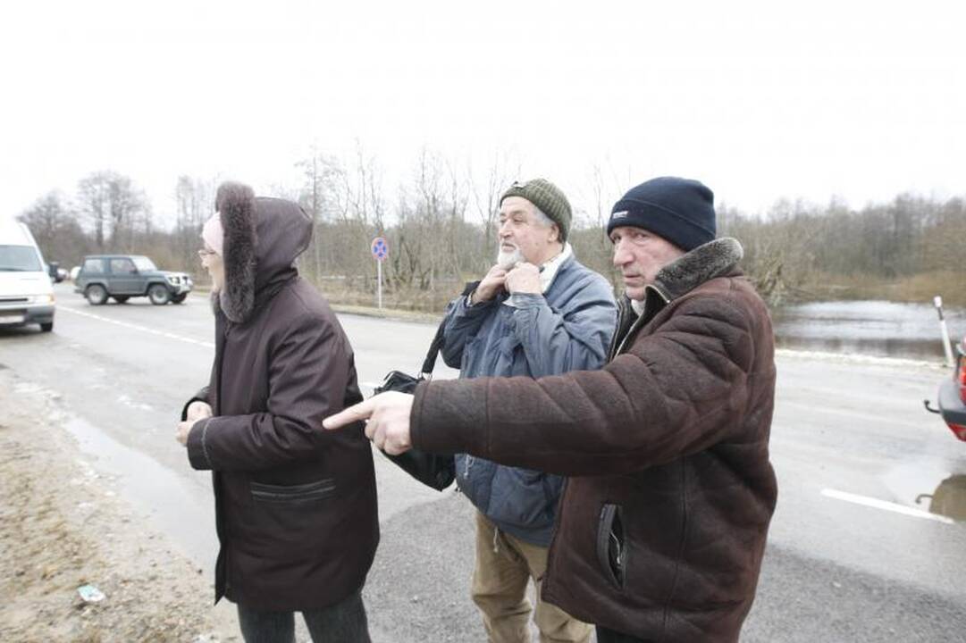 Potvynis Šilutės rajone pamažu traukiasi