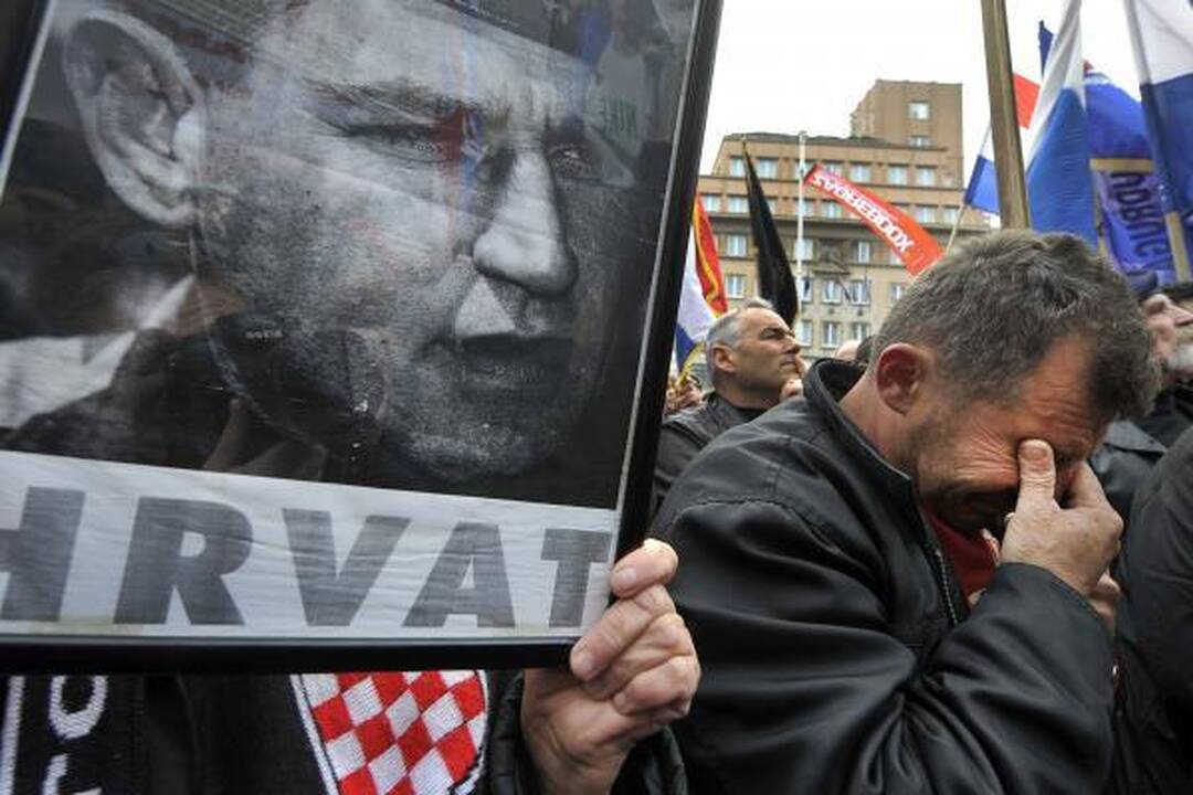 Per riaušes Kroatijos sostinėje nukentėjo 33 žmonės