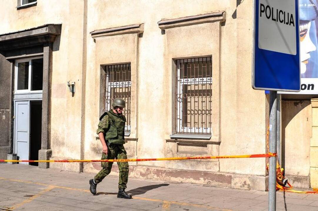Centro policijos komisariate – aliarmas dėl sprogmenų