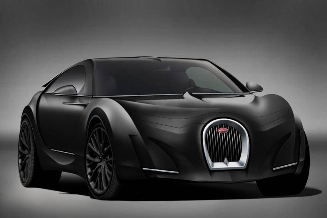 „Koncepcinis Bugatti“: kur dingo priekiniai žibintai?