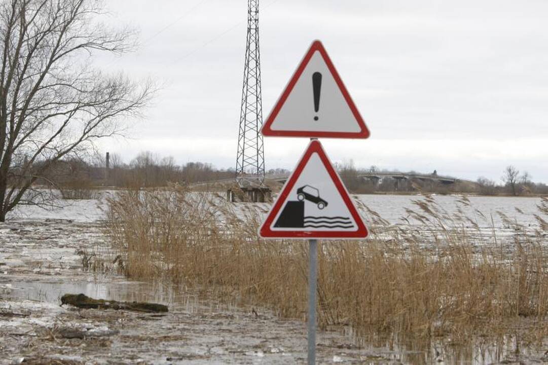 Potvynis Šilutės rajone pamažu traukiasi