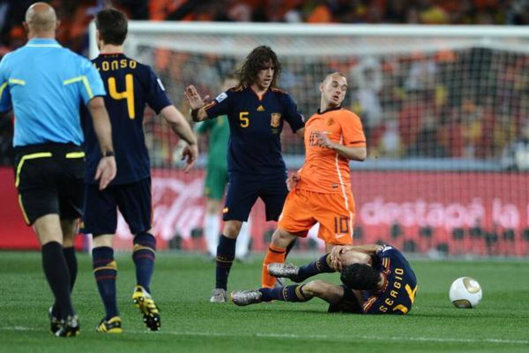 Ispanijos burtininkai užskriejo į pasaulio futbolo Olimpo viršūnę