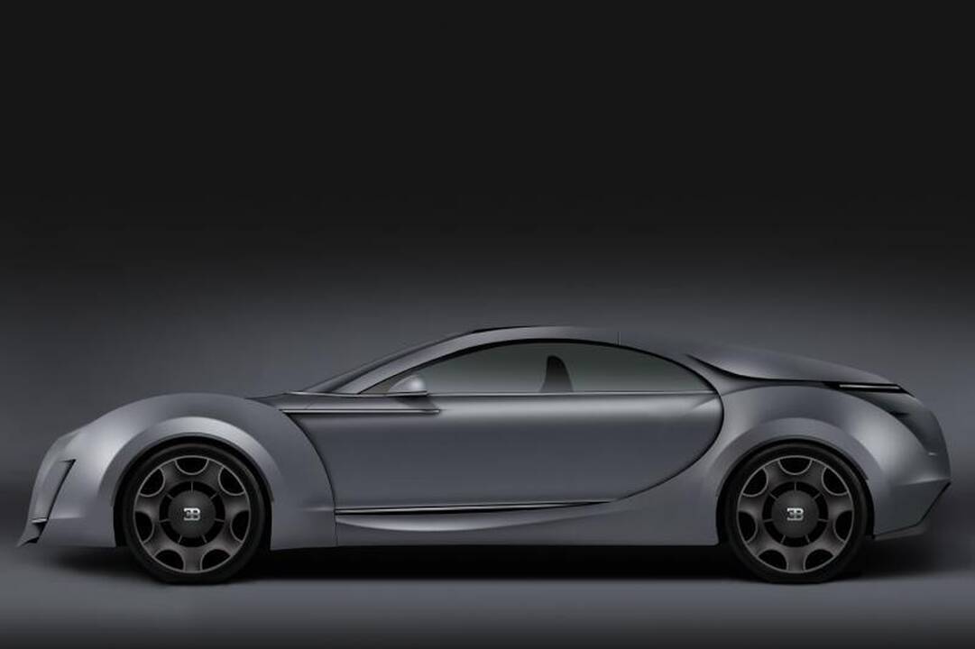 „Koncepcinis Bugatti“: kur dingo priekiniai žibintai?