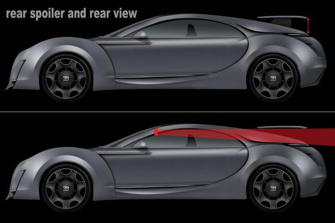 „Koncepcinis Bugatti“: kur dingo priekiniai žibintai?