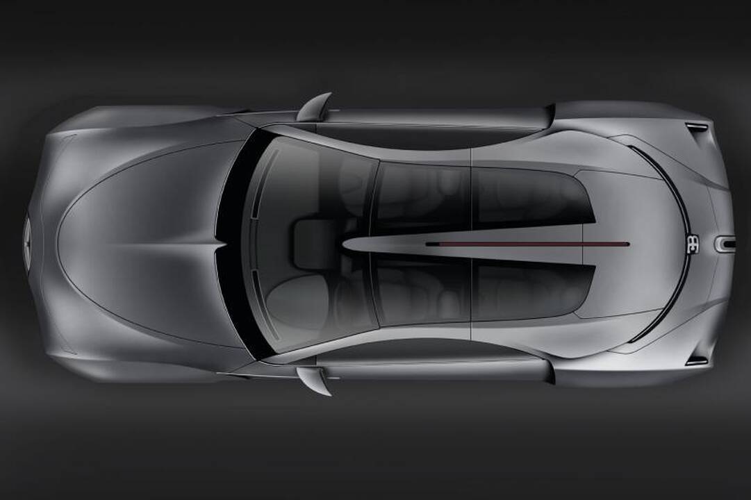 „Koncepcinis Bugatti“: kur dingo priekiniai žibintai?