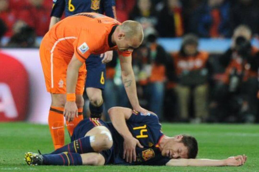 Ispanijos burtininkai užskriejo į pasaulio futbolo Olimpo viršūnę