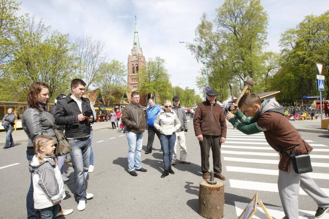 Šiaurys neišvaikė šventinio Palangos kermošiaus
