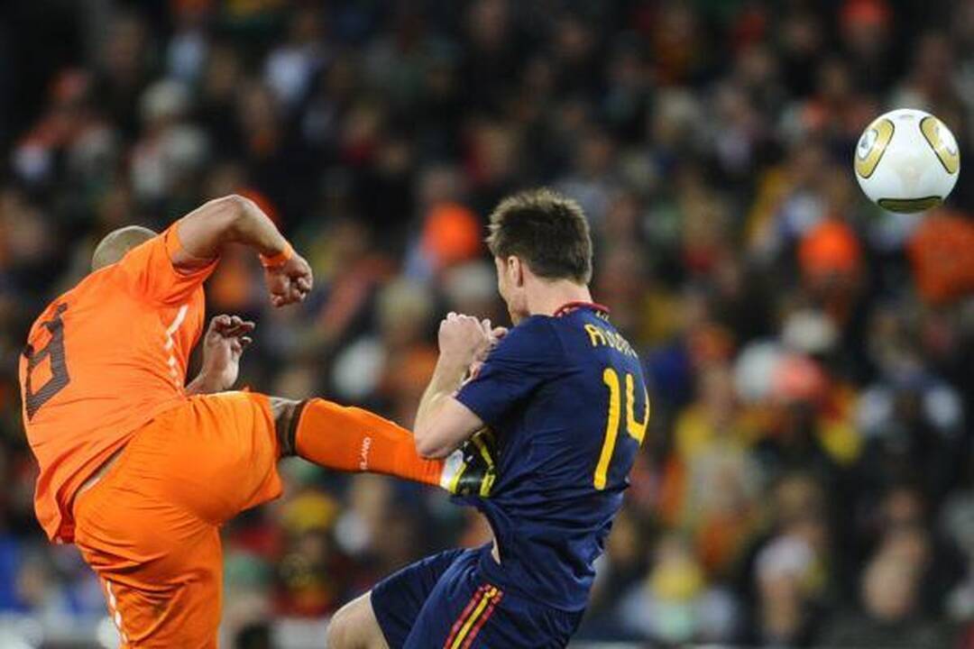 Ispanijos burtininkai užskriejo į pasaulio futbolo Olimpo viršūnę