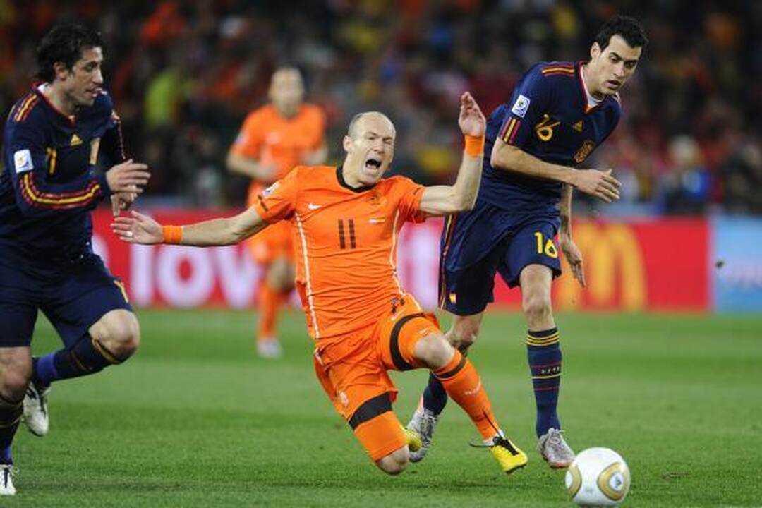 Ispanijos burtininkai užskriejo į pasaulio futbolo Olimpo viršūnę