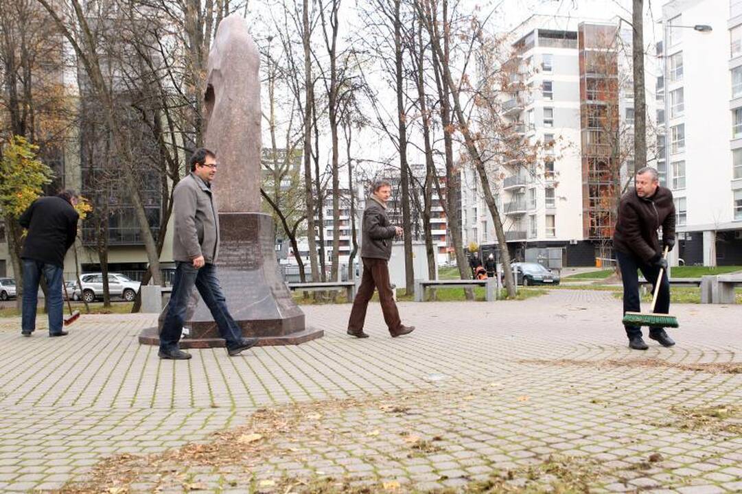 Afganistano karo veteranai šeštadienį susirinko į kasmetę talką